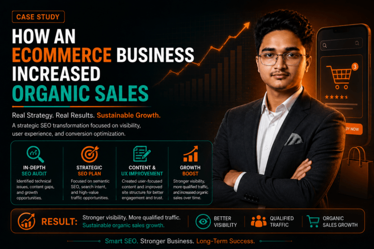How We Helped an Ecommerce Business Increase Organic Sales? Tanveer Evan Rahat