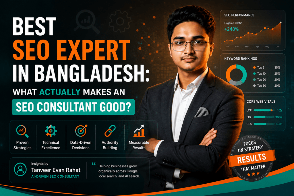 Best SEO Expert in Bangladesh What Actually Makes an SEO Consultant Good by Tanveer Evan Rahat